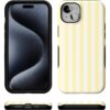 71TV6KyDSSL._AC_SL1500_ Casely iPhone 15 Case | Butter Yellow Stripes | Sunday Best | Bold Protective Design | Compatible with MagSafe