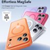 71TXxTJ2aTL._AC_SL1500_ ESR for iPhone 17 Pro Case, Camera Control Cover, Compatible with MagSafe, Shockproof Military-Grade Protection, Magnetic Phone Case for iPhone 17 Pro, Classic Hybrid Case, Frosted Purple