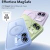 71ThKQkIqCL._AC_SL1500_ ESR for iPhone 17 Case, Camera Control Cover, Compatible with MagSafe, Shockproof Military-Grade Protection, Magnetic Phone Case for iPhone 17, Classic Hybrid Case, Frosted Light Purple