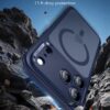 71Ty0-eZAkL._AC_SL1500_ ESR for iPhone 17 Pro Case, Camera Control Cover, Compatible with MagSafe, Shockproof Military-Grade Protection, Magnetic Phone Case for iPhone 17 Pro, Classic Hybrid Case, Frosted Blue