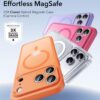 ESR for iPhone 17 Pro Max Case, Camera Control Cover, Compatible with MagSafe, Shockproof Military-Grade Protection, Magnetic Phone Case for iPhone 17 Pro Max, Classic Hybrid Case, Clear Shimmer