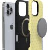 71UXtDqSDcL._AC_SL1500_ Casely iPhone 16 Pro Max Case | On the Dot | Yellow Polka Dot | Bold Protective Design | Compatible with MagSafe