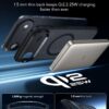 71UtyqN-nlL._AC_SL1500_ ESR for iPhone Air Case, Camera Control Cover, Compatible with MagSafe, Shockproof Military-Grade Protection, Magnetic Phone Case for iPhone Air, Classic Hybrid Case, Frosted Black