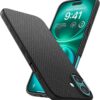 Spigen Liquid Air Designed for iPhone 16 Case [NOT Compatible with MagSafe], [Military-Grade Protection] - Matte Black
