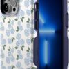 71Vm4JWlYeL._AC_SL1500_ Casely iPhone 13 Pro Case | Nantucket Cottage | Blue Hydrangea | Bold Protective Design | Compatible with MagSafe