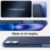Spigen Liquid Air Designed for iPhone 16 Case [NOT Compatible with MagSafe], [Military-Grade Protection] - Navy Blue | NOT Compatible with MagSafe