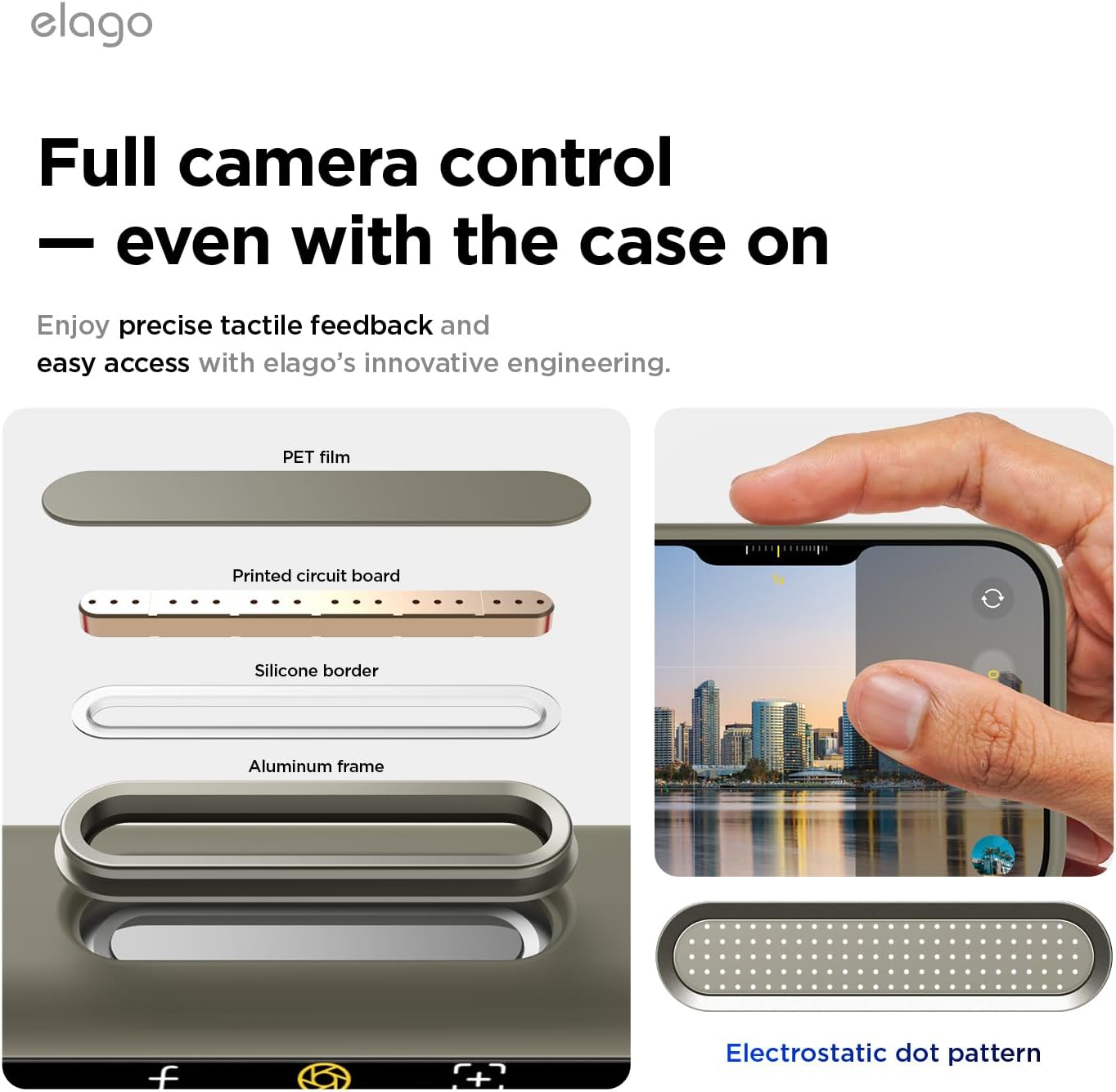 71WRS0hIKiL._AC_SL1500_ elago for iPhone Air Case, Premium Magnetic Silicone Case, Compatible with MagSafe, Liquid Silicone Material, Protective Cover, Shockproof, Slim Phone, 6.5 inch (Medium Grey)