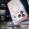 Miracase for iPhone 17 Pro Max Case 6.9" Full-Body Phone Case with Built-in Glass Screen Protector& Full Camera Protector,[Magnetic with MagSafe] Drop Proof 17 ProMax Cover, Lilac