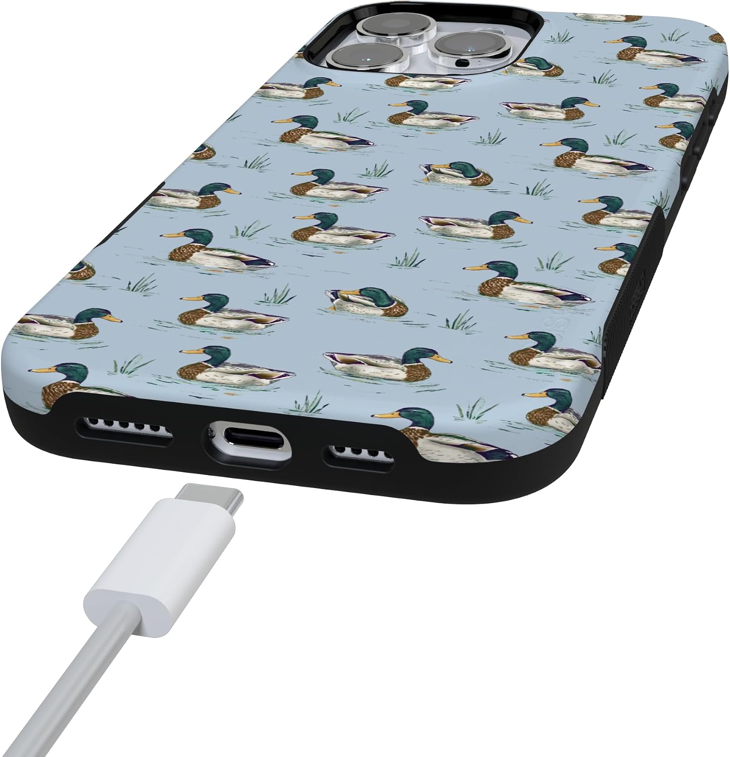 71XNfsmrdL._AC_SL1500_ Casely iPhone 16 Pro Max Case | Blue Mallard & Co. | The Boyfriend Collection | Bold Protective Design | Compatible with MagSafe
