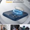 Miracase for iPhone 16 Pro Case with 360° Magnetic Ring Stand [Compatible with Magsafe] Full-Body Drop Proof Bumper Phone Case with Built-in 10H Tempered Glass Screen Protector,Blue