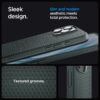 Spigen Liquid Air Designed for iPhone 16 Pro Max Case [NOT Compatible with MagSafe], [Military-Grade Protection] - Abyss Green