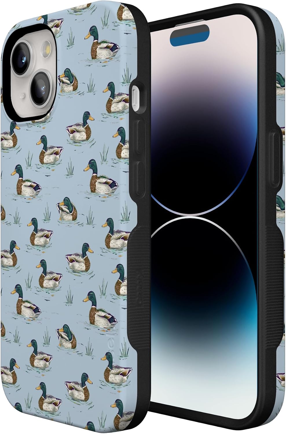 71Xyq-s5O5L._AC_SL1500_ Casely iPhone 15 Plus Case | Blue Mallard & Co. | The Boyfriend Collection | Bold Protective Design | Compatible with MagSafe