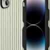 71YsbLhFG0L._AC_SL1500_ Casely iPhone 15 Case | Linen Stripe | The Boyfriend Collection | Bold Protective Design | Compatible with MagSafe