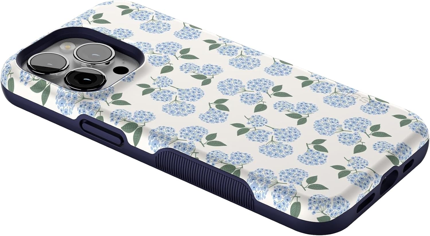 71YxjniWOZL._AC_SL1500_ Casely iPhone 13 Pro Case | Nantucket Cottage | Blue Hydrangea | Bold Protective Design | Compatible with MagSafe