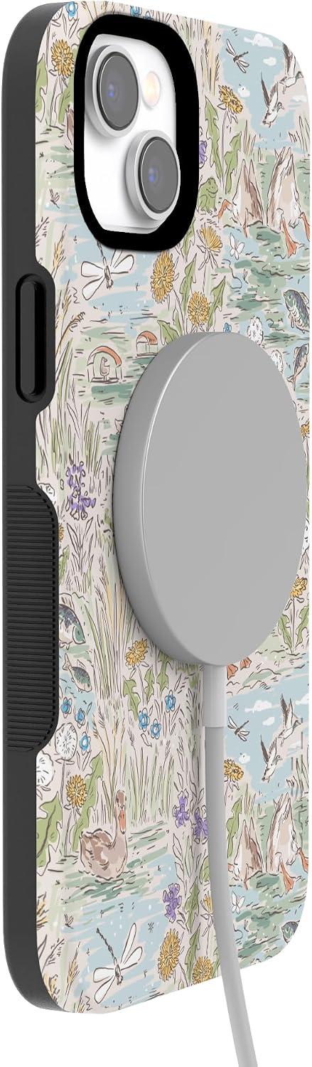 71ZHbzqi17L._AC_SL1500_ Casely iPhone 14 Plus Case | The Waddle Path | Duck Pond | Bold Protective Design | Compatible with MagSafe
