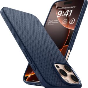 Spigen Liquid Air Designed for iPhone 16 Pro Case [NOT Compatible with MagSafe], [Military-Grade Protection] - Rose Titanium