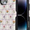 71ZyVIqO6vL._AC_SL1500_ Casely iPhone 16 Pro Case | Meadow Check | Floral Gingham | Bold Protective Design | Compatible with MagSafe