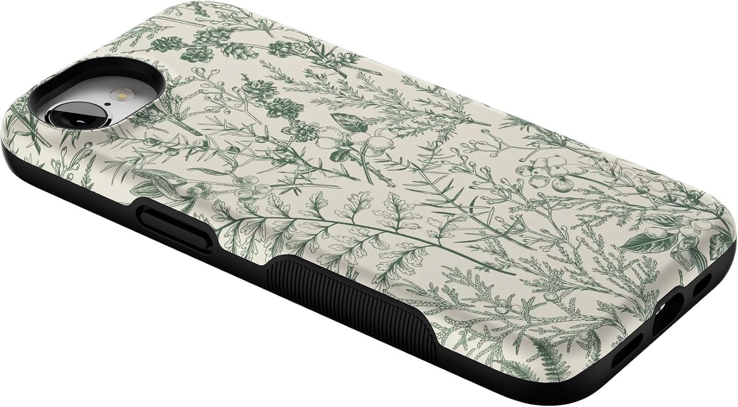71a4ON-KrL._AC_SL1500_ Casely iPhone 16e Case | Sage Garden | Green Floral | Bold Protective Design | Compatible with MagSafe