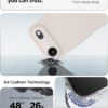Spigen for iPhone Air Case, Liquid Air [TPU Covered Camera Control] [No Magnet Ring] [Military-Grade Protection] - Natural Titanium