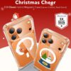 71bCi6toNIL._AC_SL1500_ ESR for iPhone 17 Pro Case, Camera Control Cover, Compatible with MagSafe, Shockproof Military-Grade Protection, Magnetic Phone Case for iPhone 17 Pro, Classic Hybrid Case, Christmas Globe