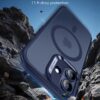 71bISBxjGL._AC_SL1500_ ESR for iPhone 17 Case, Camera Control Cover, Compatible with MagSafe, Shockproof Military-Grade Protection, Magnetic Phone Case for iPhone 17, Classic Hybrid Case, Frosted Blue
