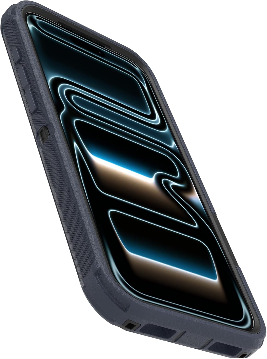 71bJx5zSEXL._AC_SL1500_ OtterBox iPhone 17 Pro Max (Only) - Defender Series Case - Vintage Indigo Dream (Blue & Black) - Snaps on MagSafe - Tough - Rugged & Durable