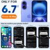 Miracase Magnetic for iPhone 16 Plus Case, [Soft Anti-Scratch Microfiber Lining], Compatible with MagSafe, Liquid Silicone Shockproof Drop Protection Phone Case for 16 Plus,Light Purple