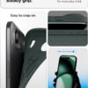 Spigen for iPhone Air Case, Liquid Air [TPU Covered Camera Control] [No Magnet Ring] [Military-Grade Protection] - Abyss Green