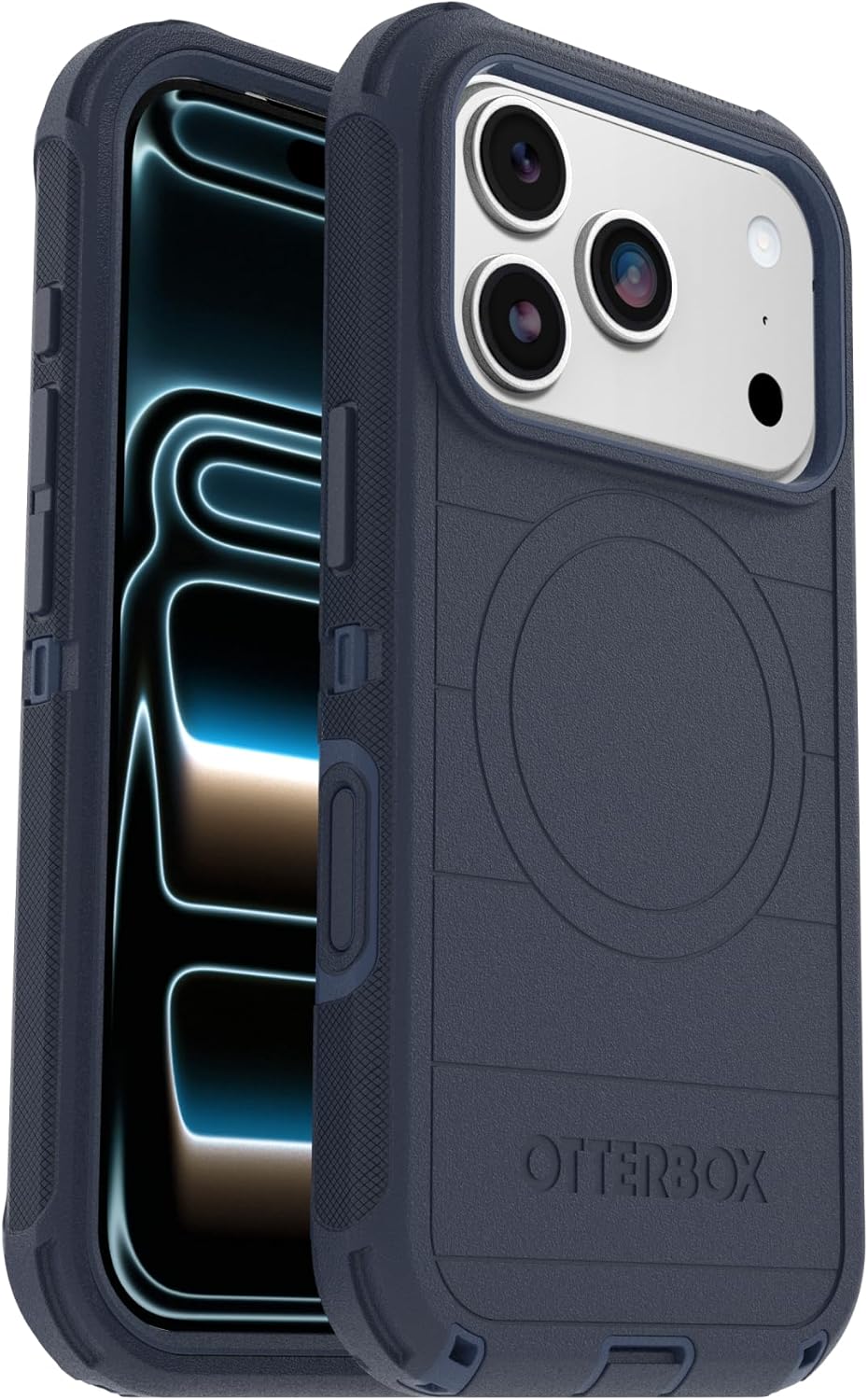 71d7boHX5AL._AC_SL1500_ OtterBox iPhone 17 Pro Defender Pro Series Case - Blue Sentiment - Tough, Rugged & Durable iPhone Case, Snaps on MagSafe
