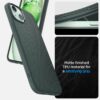 Spigen Liquid Air Designed for iPhone 15 Case (2023) [Military-Grade Protection] - Abyss Green