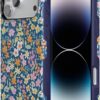 71eQ6vlXLZL._AC_SL1500_ Casely iPhone 17 Pro Case | Full Bloom | Navy Floral | Bold Protective Design | Compatible with MagSafe
