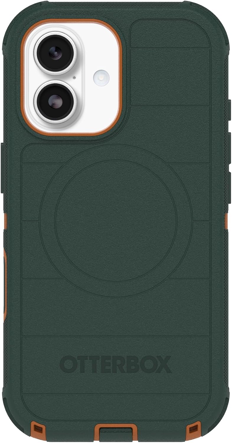 71fHrW2xZSL._AC_SL1500_ OtterBox iPhone 17 Defender Pro Series Case - Green Intrigue - Tough, Rugged & Durable iPhone Case, Snaps on MagSafe