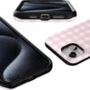71fZJ8RgsNL._AC_SL1500_ Casely iPhone 15 Plus Case | Pink Plaid | Sunday Best | Bold Protective Design | Compatible with MagSafe
