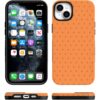 71fivlZfXBL._AC_SL1500_ Casely iPhone 14 Case | On the Dot | Orange Polka Dot | Bold Protective Design | Compatible with MagSafe