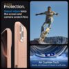 Spigen Liquid Air Designed for iPhone 16 Pro Case [NOT Compatible with MagSafe], [Military-Grade Protection] - Rose Titanium