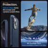 Spigen Liquid Air Designed for iPhone 16 Pro Case [NOT Compatible with MagSafe], [Military-Grade Protection] - Navy Blue
