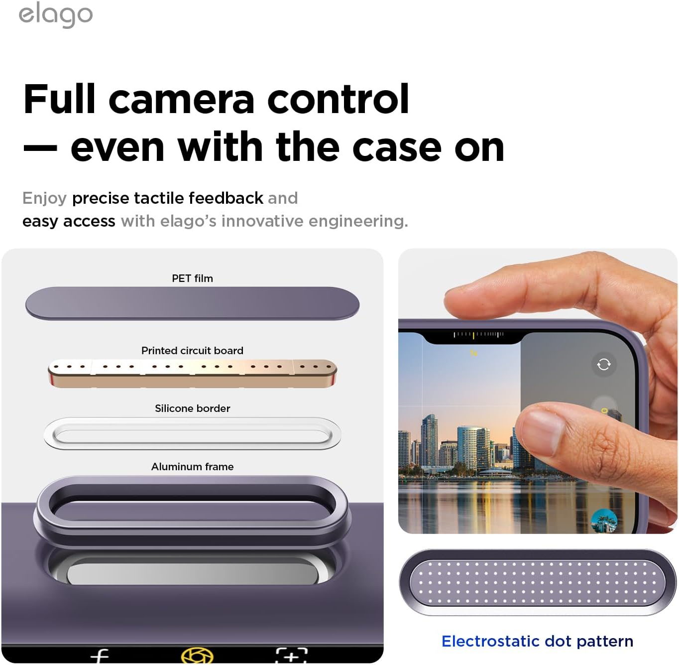 71hgT5iNiL._AC_SL1500_ elago for iPhone 17 Pro Max Case, Premium Magnetic Silicone Case, Compatible with MagSafe, Liquid Silicone Material, Protective Cover, Shockproof, Slim Phone, 6.9 inch (Deep Lavender)
