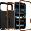 71i9Qsf97L._AC_SL1500_ OtterBox iPhone 17 Pro Max (Only) - Defender Series Case - Black Chateau (Black & Orange) - Snaps on MagSafe - Tough - Rugged & Durable