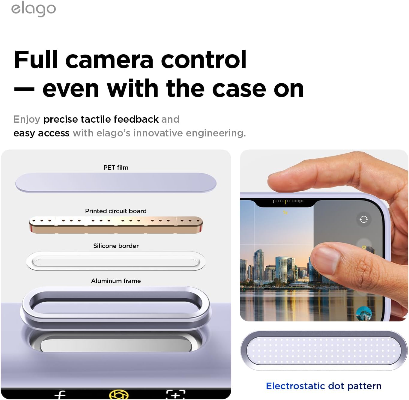 elago for iPhone 17 Pro Case, Premium Magnetic Silicone Case, Compatible with MagSafe, Liquid Silicone Material, Protective Cover, Shockproof, Slim Phone, 6.3 inch (Purple)