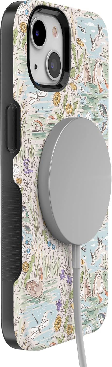 71iJBjwjEDL._AC_SL1500_ Casely iPhone 13 Case | The Waddle Path | Duck Pond | Bold Protective Design | Compatible with MagSafe