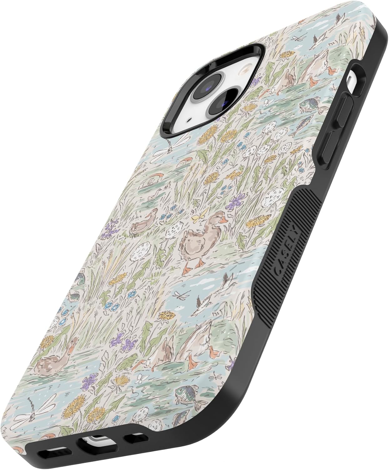 71iSoWWSxFL._AC_SL1500_ Casely iPhone 13 Case | The Waddle Path | Duck Pond | Bold Protective Design | Compatible with MagSafe