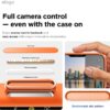71irxeqhdL._AC_SL1500_ elago for iPhone Air Case, Premium Magnetic Silicone Case, Compatible with MagSafe, Liquid Silicone Material, Protective Cover, Shockproof, Slim Phone, 6.5 inch (Orange)