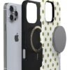 71izQ4aA9AL._AC_SL1500_ Casely iPhone 16 Pro Case | Spotted in SoHo | Green Polka Dot | Bold Protective Design | Compatible with MagSafe