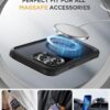 Miracase Magnetic for iPhone 13 Pro Max Case 6.7 inch, (Compatible with MagSafe) Upgrade Full-Body Clear Phone Bumper Case with Built-in 9H Tempered Glass Screen Protector, Magnetic Matte Black