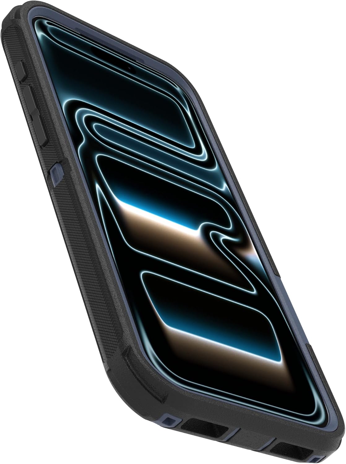 71jTXrxdG1L._AC_SL1500_ OtterBox iPhone 17 Pro Max (Only) - Defender Series Case - Black Shadow (Black & Blue) - Snaps on MagSafe - Tough - Rugged & Durable