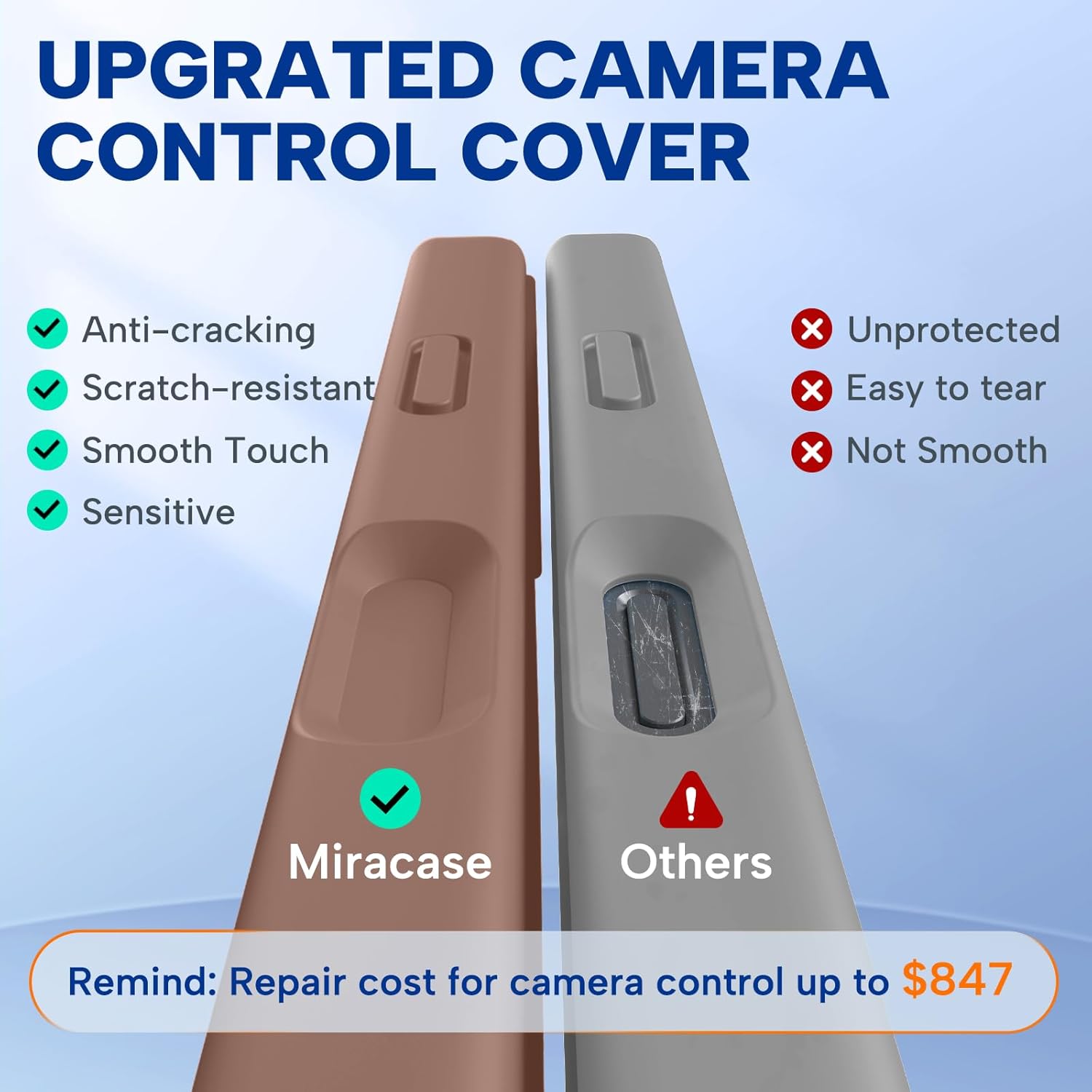 71jbjyv3NkL._AC_SL1500_ Miracase Magnetic for iPhone 17 Case, Compatible with MagSafe, Integrated Silicone Camera Control Cover, 3.0mm Thicken Shockproof Drop Protection Phone Case for 17,Chocolate