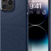 Spigen Liquid Air Designed for iPhone 14 Pro Case (2022) [Military-Grade Protection] - Navy Blue