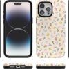 71jf9uoDFEL._AC_SL1500_ Casely iPhone 15 Pro Case | Ditsy Floral | Tiny Flowers | Bold Protective Design | Compatible with MagSafe