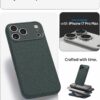 Spigen for iPhone 17 Pro Max Case, Liquid Air [TPU Covered Camera Control] [No Magnet Ring] [Military-Grade Protection] - Abyss Green
