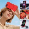 Miracase Magnetic for iPhone 17e Case & iPhone 16e Case, [Soft Anti-Scratch Microfiber Lining], Compatible with MagSafe, Silicone Shockproof Protection Phone Case for iPhone 17e/16e, Red